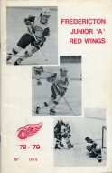 Fredericton Red Wings 1978-79 program cover