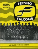 Fresno Falcons 1975-76 program cover