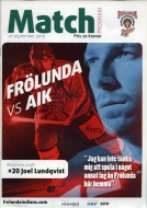 Frolunda HC 2010-11 program cover