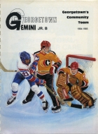 Georgetown Gemini 1984-85 program cover