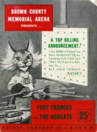 Green Bay Bobcats 1958-59 program cover