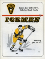 Green Bay Bobcats 1976-77 program cover