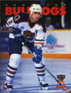 Hamilton Bulldogs 1997-98 program cover