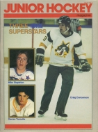 Hamilton Steelhawks 1985-86 program cover