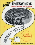 Hampton Gulls 1976-77 program cover
