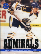 Hampton Roads Admirals 1996-97 program cover
