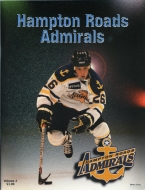 Hampton Roads Admirals 1999-00 program cover