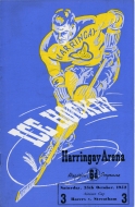 Harringay Racers 1952-53 program cover