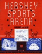 Hershey Bears 1943-44 program cover
