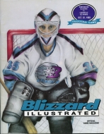 Huntington Blizzard 1993-94 program cover