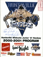 Huntsville Wildcats 2000-01 program cover