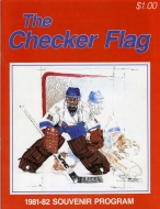 Indianapolis Checkers 1981-82 program cover