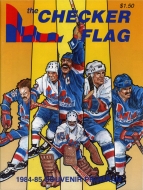 Indianapolis Checkers 1984-85 program cover