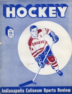 Indianapolis Chiefs 1955-56 program cover