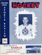 Indianapolis Chiefs 1958-59 program cover