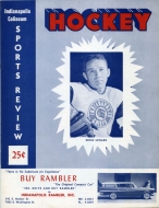 Indianapolis Chiefs 1959-60 program cover