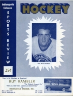 Indianapolis Chiefs 1960-61 program cover