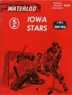 Iowa Stars 1969-70 program cover