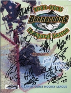 Jacksonville Barracudas 2002-03 program cover