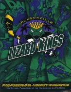 Jacksonville Lizard Kings 1998-99 program cover