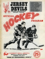 Jersey Devils 1965-66 program cover