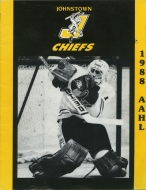Johnstown Chiefs 1987-88 program cover