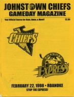 Johnstown Chiefs 1997-98 program cover