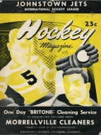 Johnstown Jets 1954-55 program cover