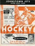 Johnstown Jets 1957-58 program cover