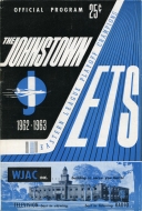 Johnstown Jets 1962-63 program cover