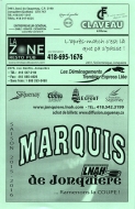 Jonquiere Marquis 2015-16 program cover