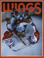 Kalamazoo Wings 1984-85 program cover