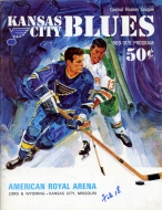 Kansas City Blues 1969-70 program cover