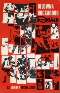 Kelowna Buckaroos 1967-68 program cover