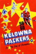 Kelowna Packers 1959-60 program cover