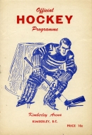 Kimberley Dynamiters 1953-54 program cover