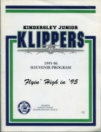 Kindersley Klippers 1995-96 program cover