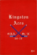 Kingston Aces 1969-70 program cover