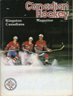 Kingston Canadians 1975-76 program cover