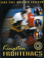 Kingston Frontenacs 2000-01 program cover
