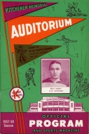 Kitchener-Waterloo Dutchmen 1957-58 program cover