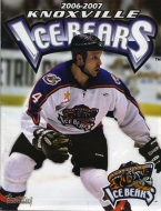 Knoxville Ice Bears 2006-07 program cover