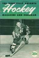 Knoxville Knights 1962-63 program cover