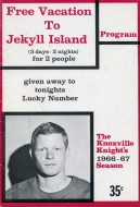 Knoxville Knights 1966-67 program cover