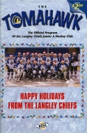 Langley Chiefs 2009-10 program cover