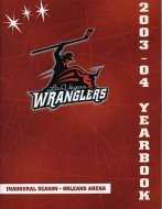 Las Vegas Wranglers 2003-04 program cover