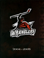 Las Vegas Wranglers 2004-05 program cover