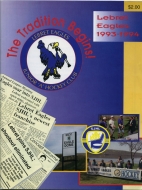 Lebret Eagles 1993-94 program cover