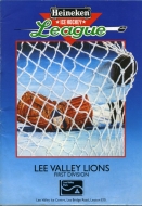 Lee Valley Lions 1986-87 program cover