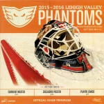 Lehigh Valley Phantoms 2015-16 program cover